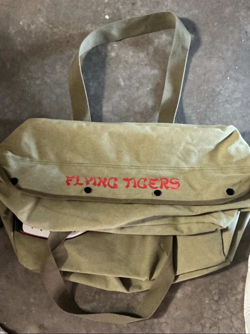 Flying Tigers Military Duffel NWT